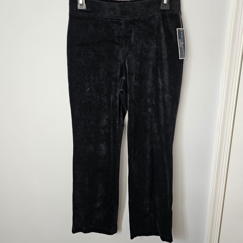 Karen Scott Black Joggers